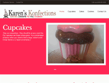 Tablet Screenshot of karenskonfections.com